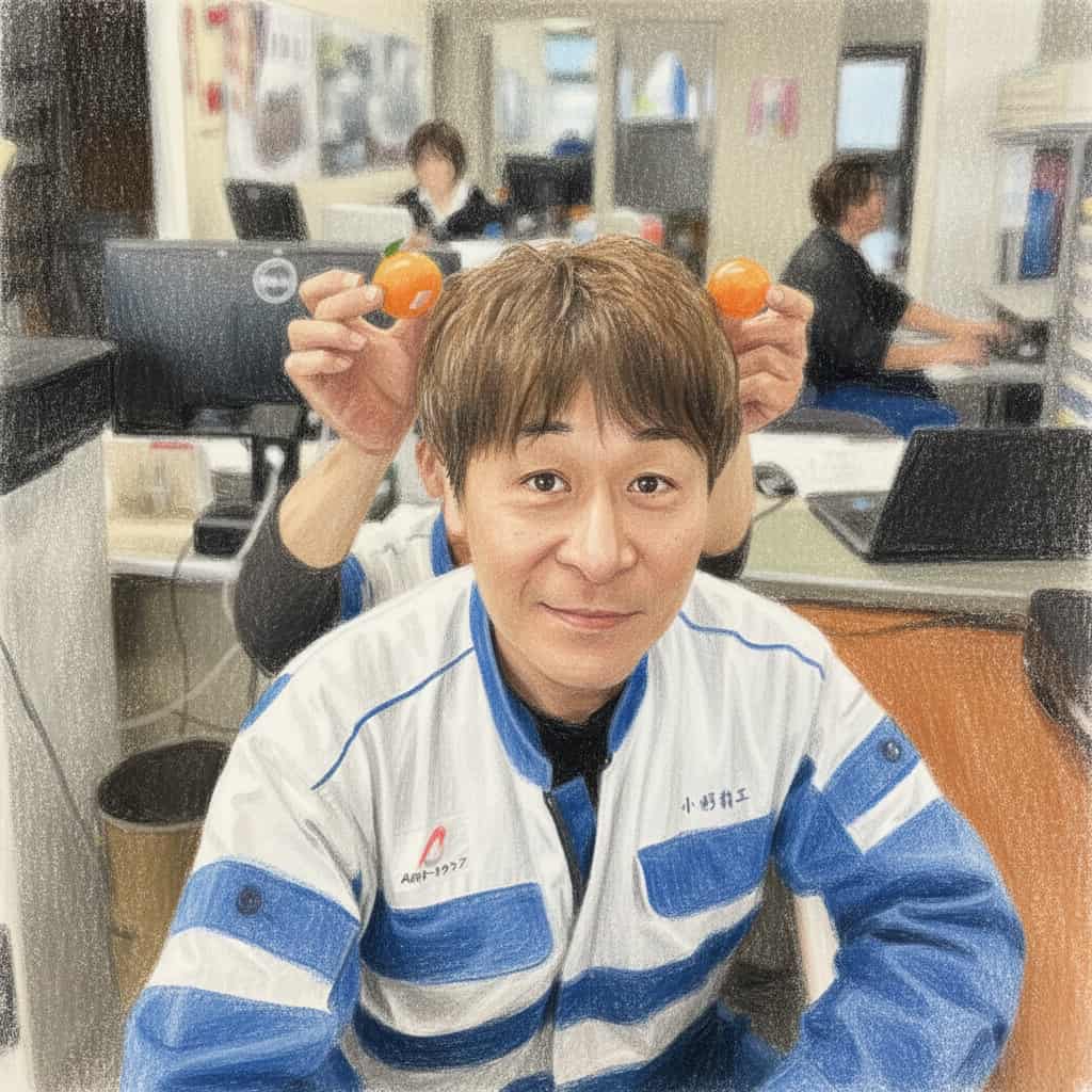 係長 YAMAMOTOさんイラスト