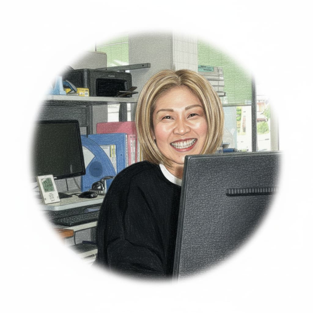 小杉自工のスタッフイラスト8